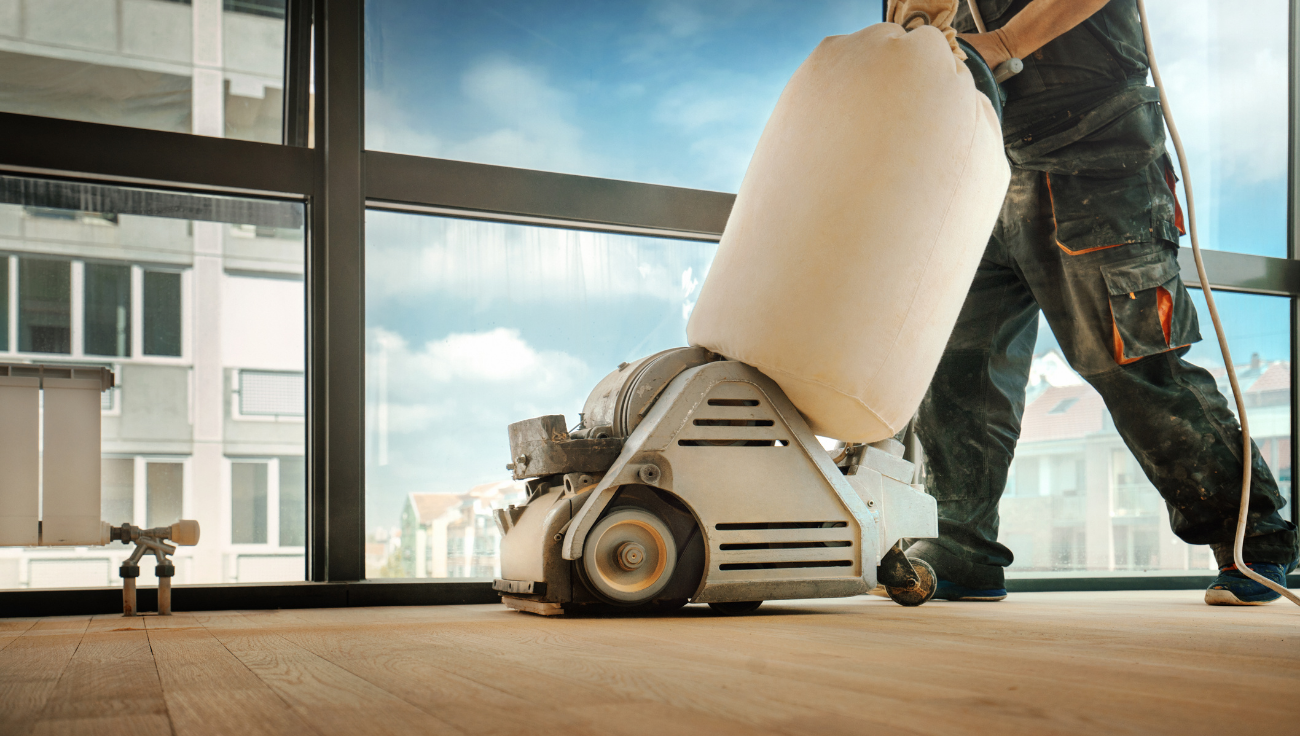 Sanding and maintaining a light hardwood floor